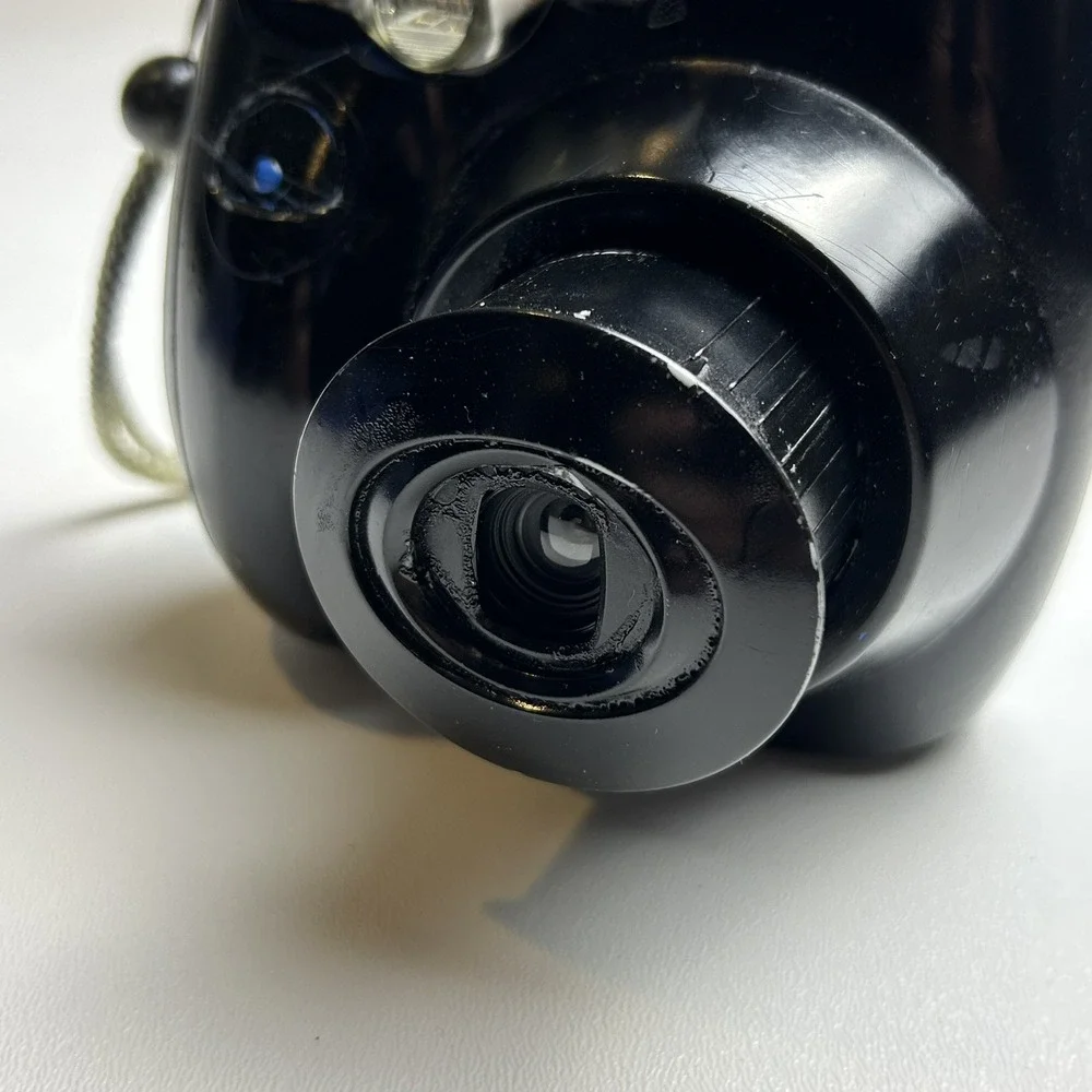 Fujifilm Instax Mini Instant Film Camera Black Blue‎ Galaxy Carrying Case*
